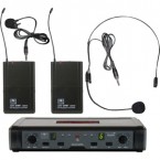 Galaxy Audio ECDR/38SV ECD無線系統的領夾式和頭戴式麥克風