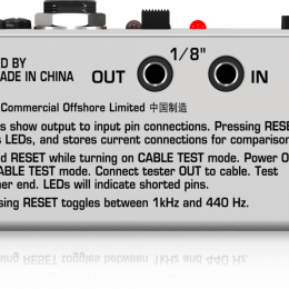 百靈達(dá) BEHRINGER CT100 電纜測(cè)試儀