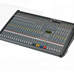 大地DYNACORD PowerMate 2200-3 28路調音臺